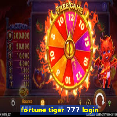 fortune tiger 777 login